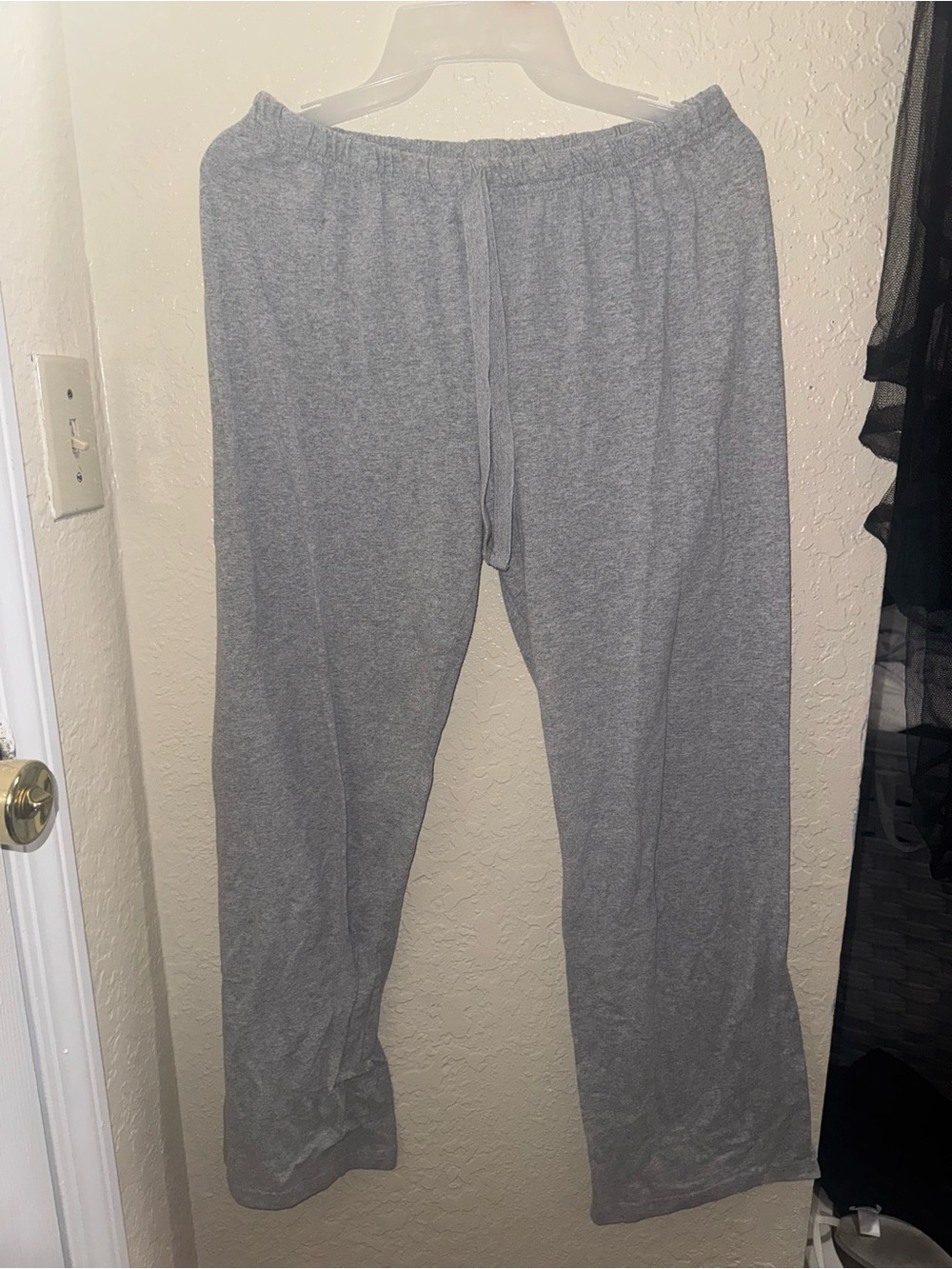 Bobbie Brooks Heather Gray Elastic Waist Lounge Pants